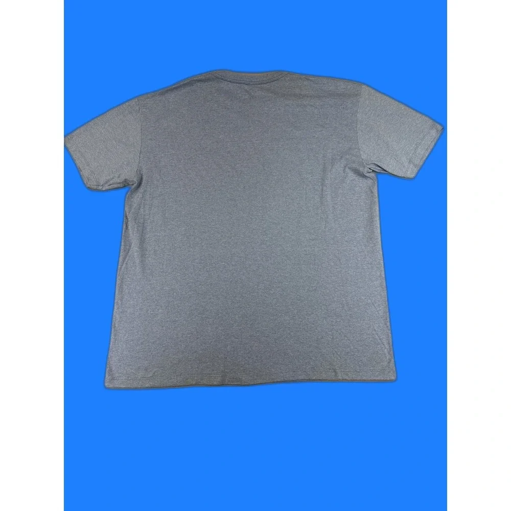 DC Comics Superman Shield Logo Graphic Tee XXL Heather Blue Cotton Short
